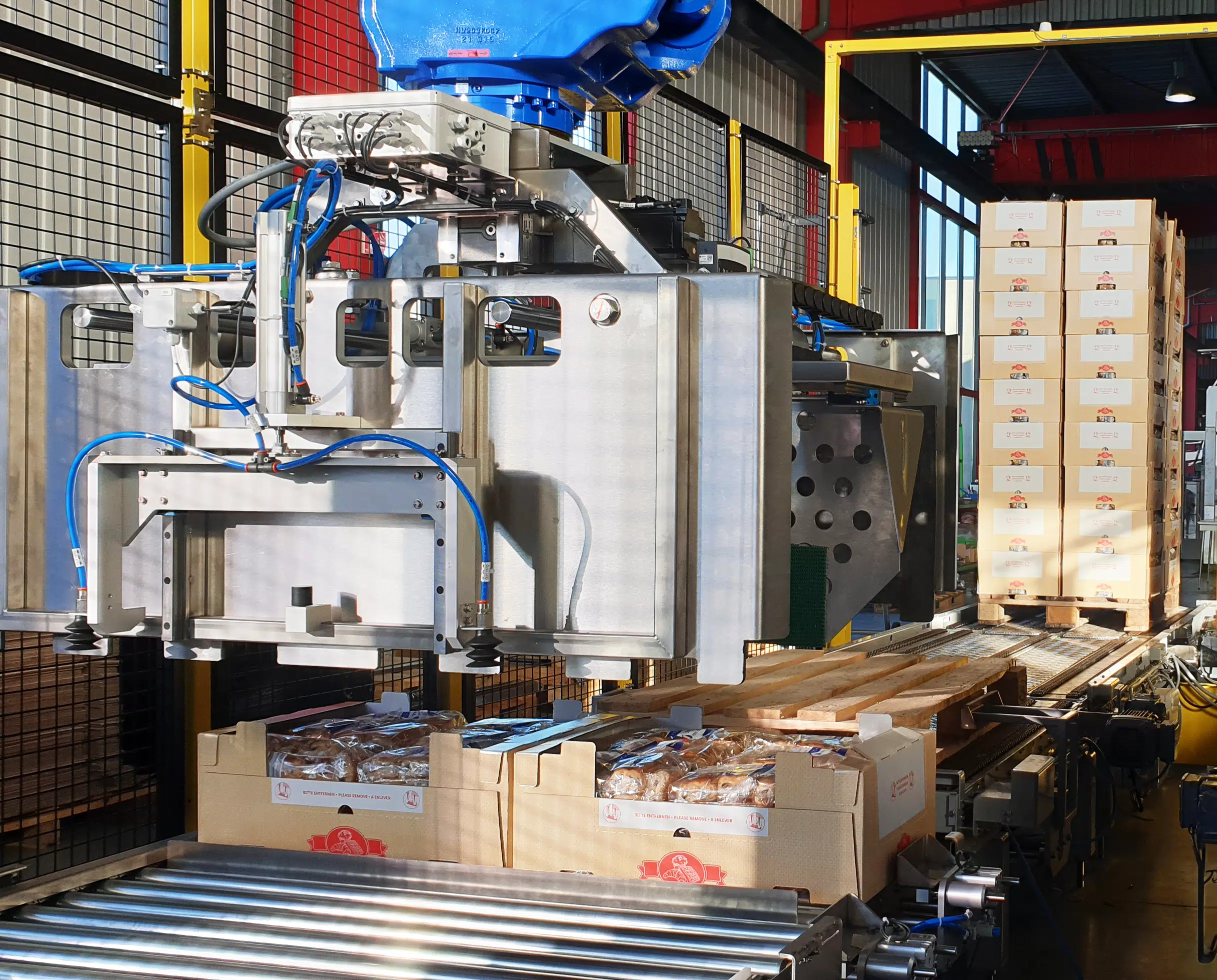 Ixapack bakery palletizer