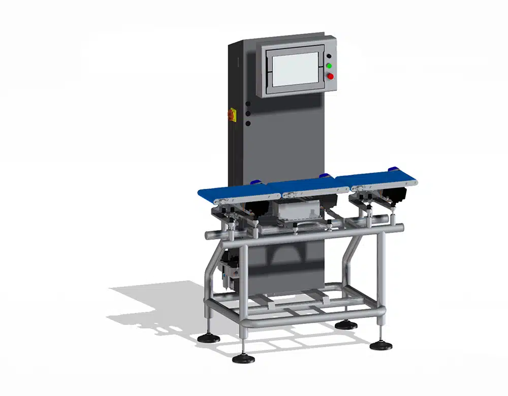 high-speed checkweigher for the food industry