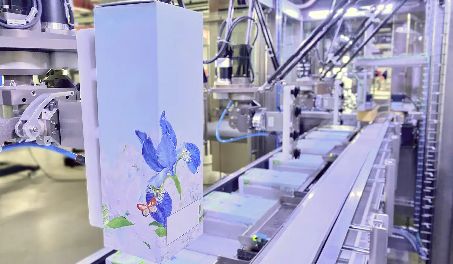encaisseuse pour ligne de conditionnement bouteille