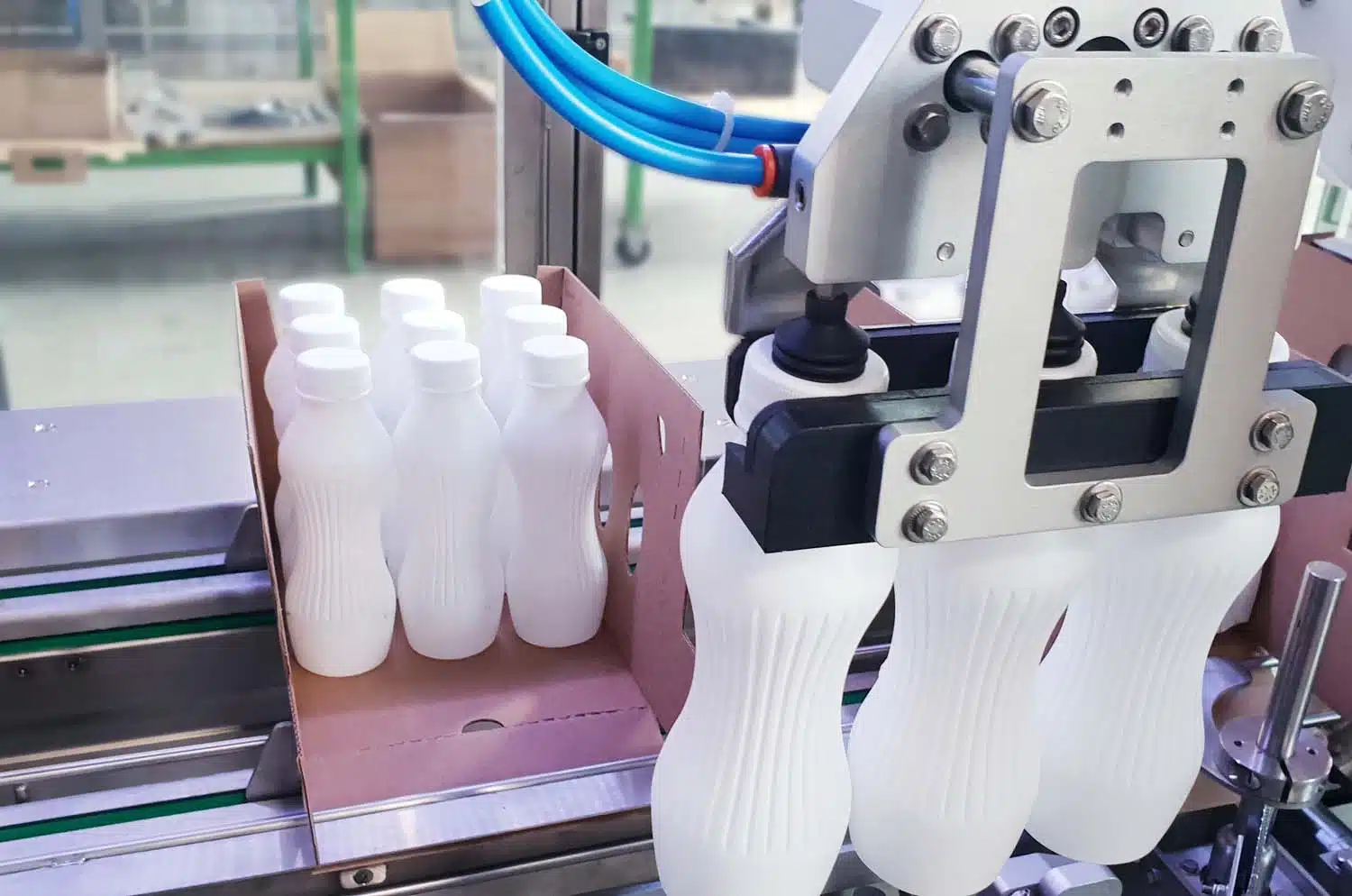 ligne de conditionnement bouteille pour produits agroalimentaires