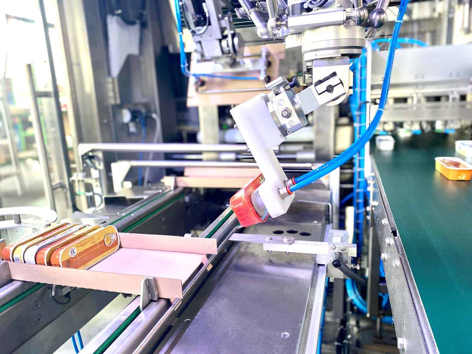 Machine d’emballage automatique pour conditionnement de produits de la mer