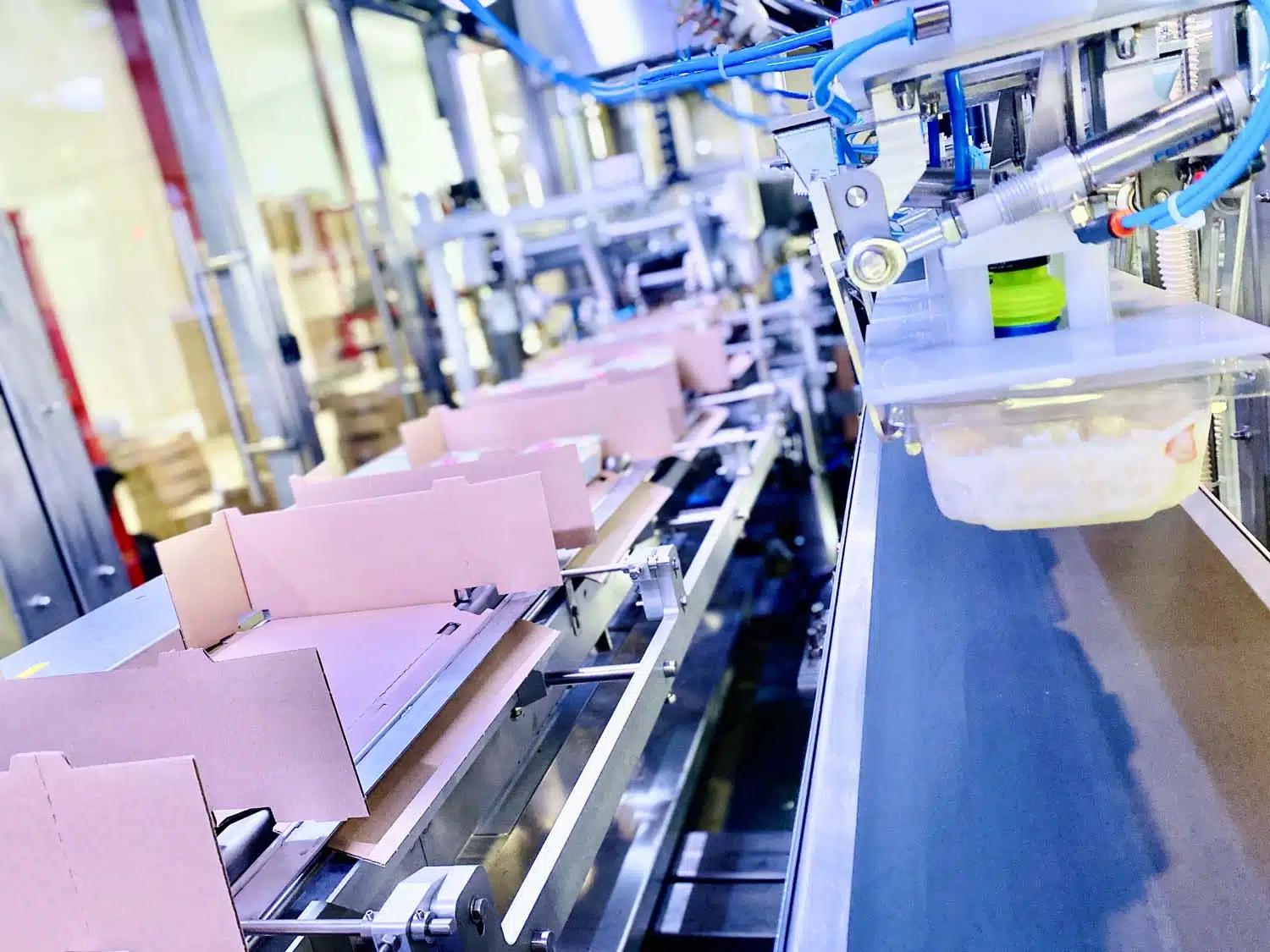 industrial equipment for industrial packaging of prepared meals Ixapack