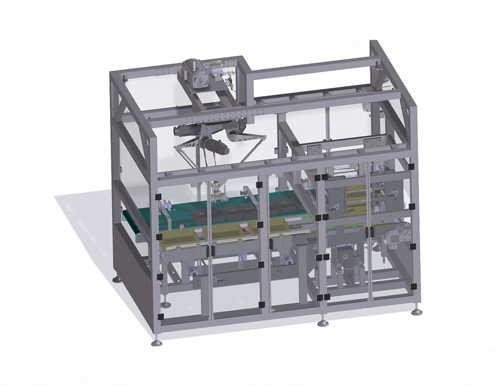 Pick and place robot pour lignes de conditionnement