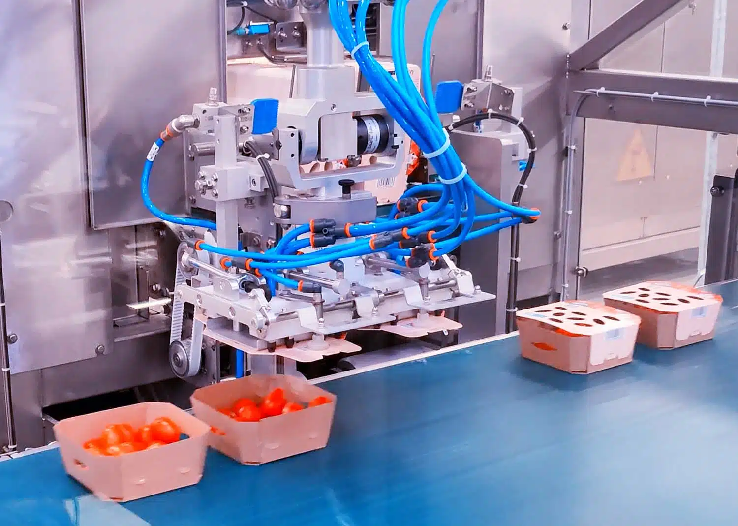machine encartonneuse avec module de dépose de coiffe Ixapack