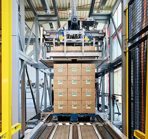 Ixapack crate palletizer
