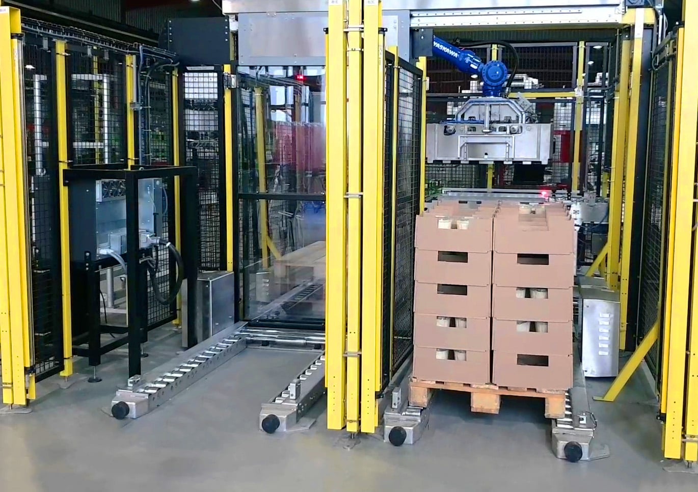 Palettiseur plats prepares Ixapack global