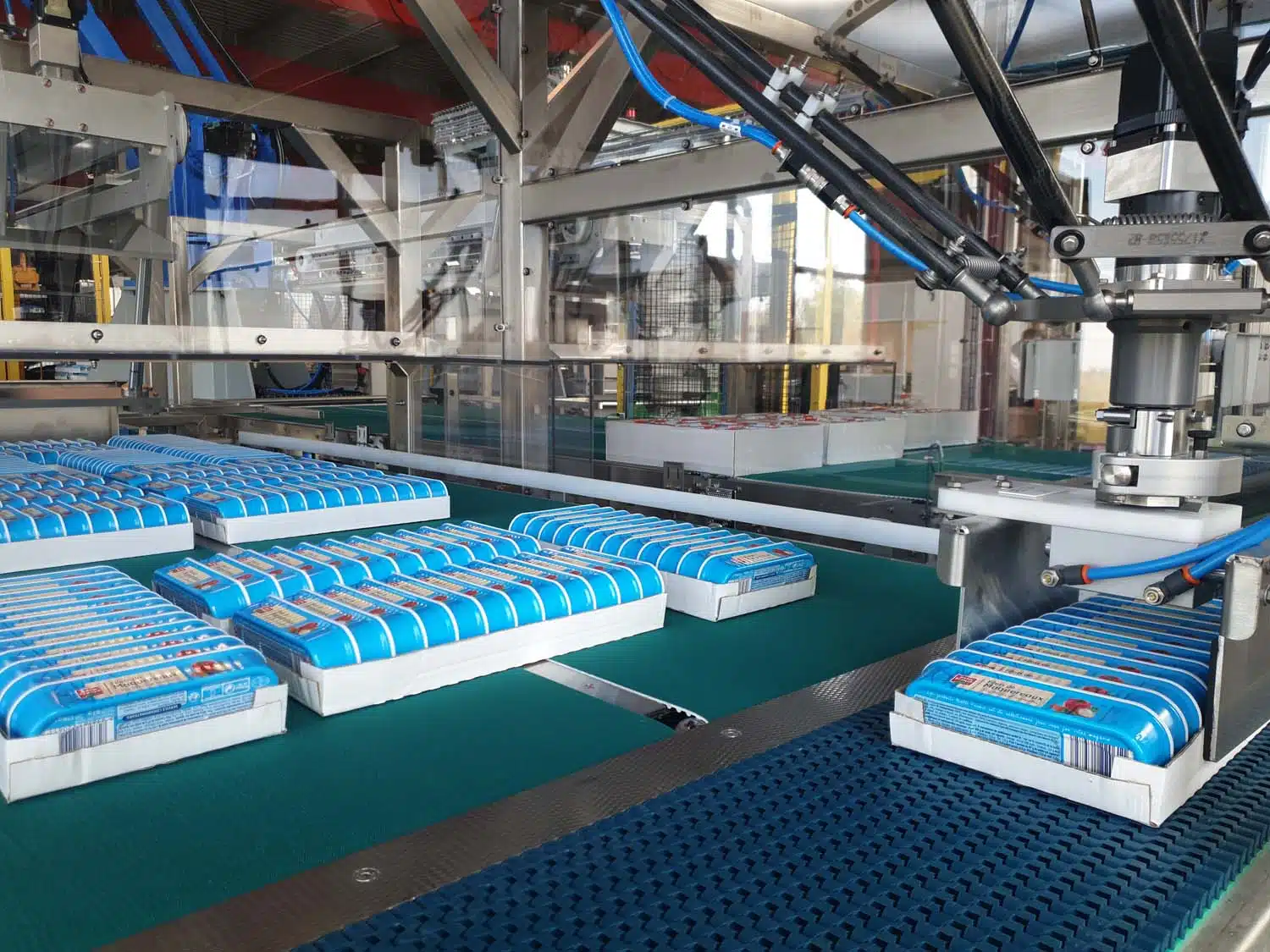 palettiseur automatique robotisé industriel