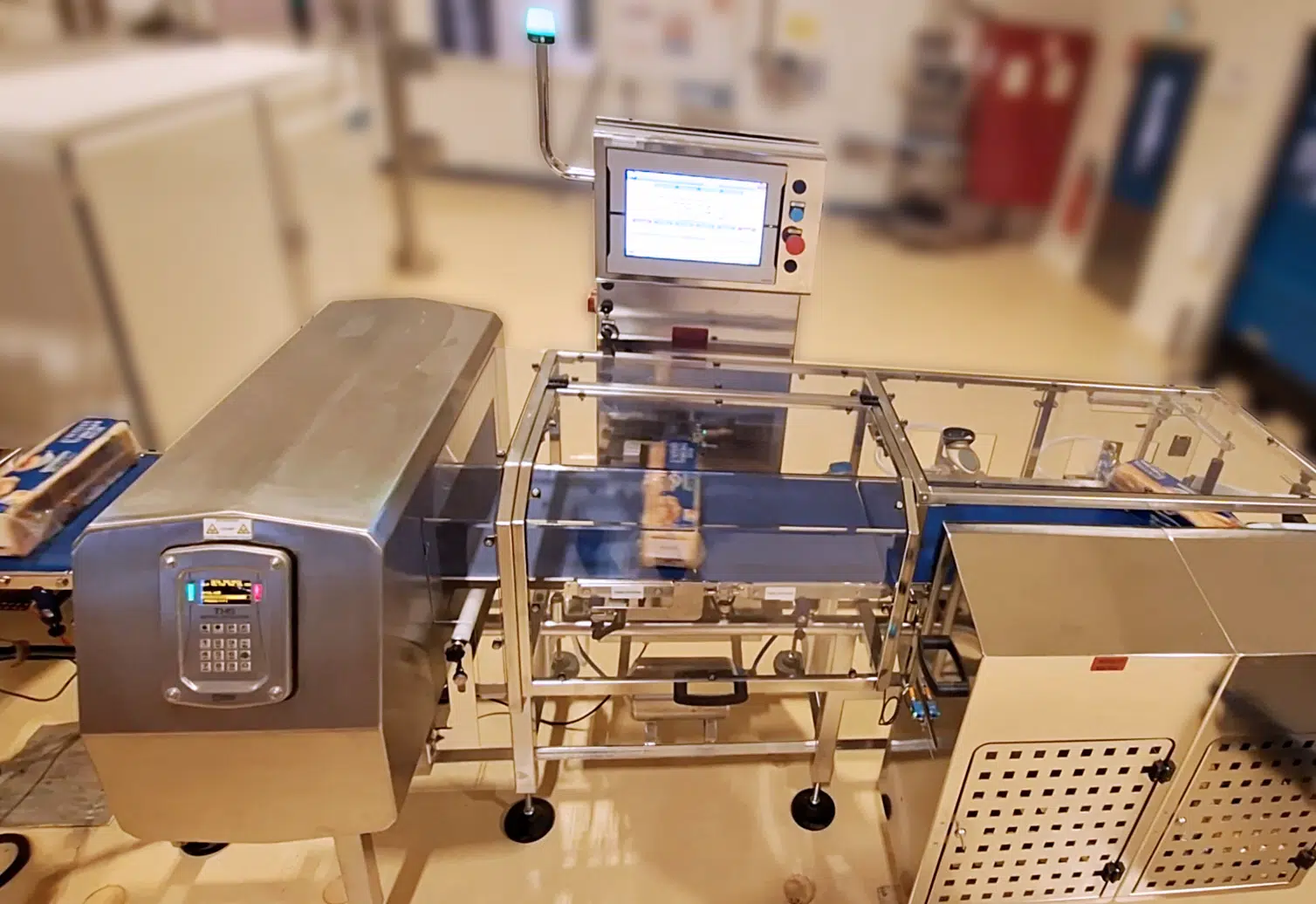 Ixapack sliced ​​bread weighing machine