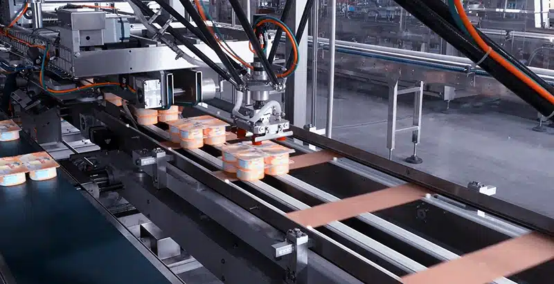 suremballeuse pour ligne de conditionnement