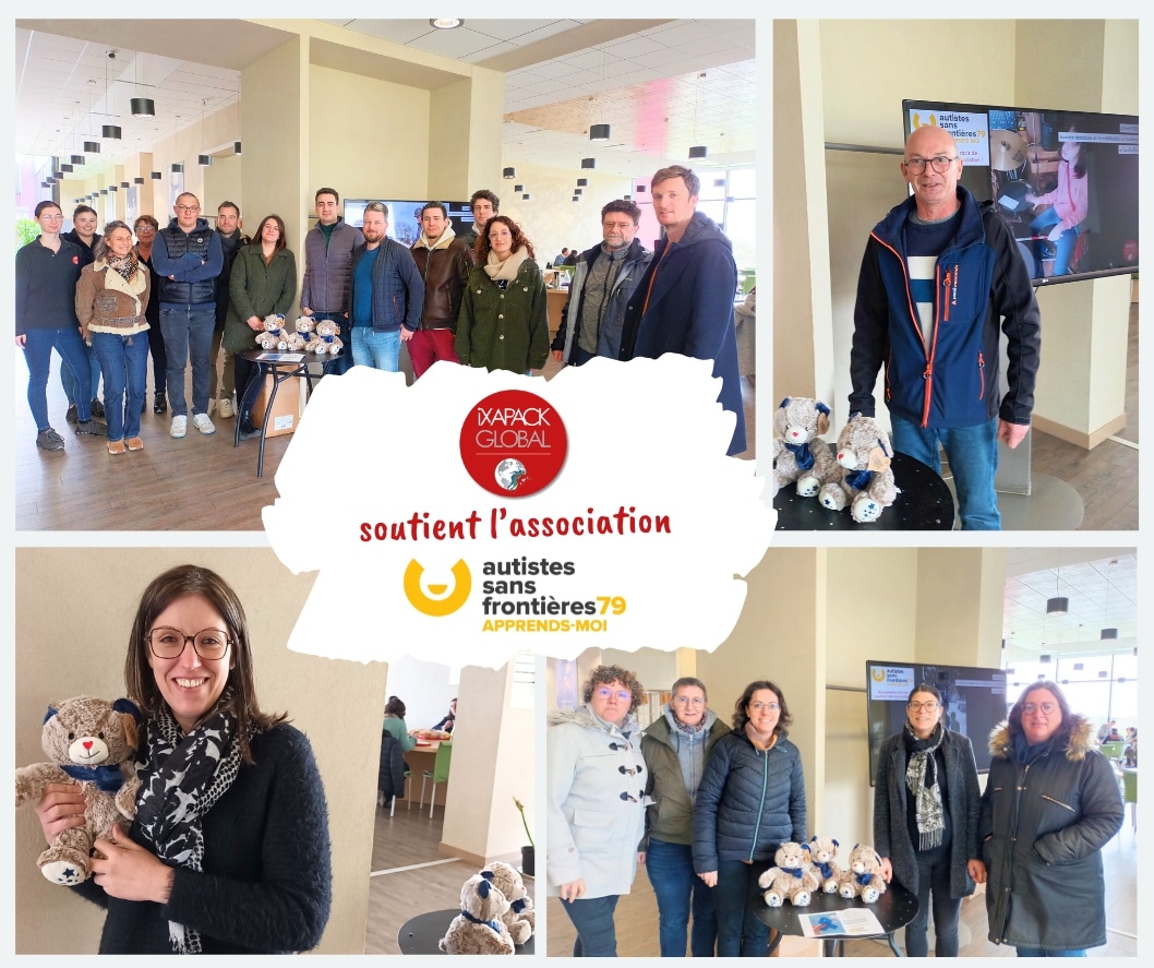 IXAPACK soutient Autistes sans frontières