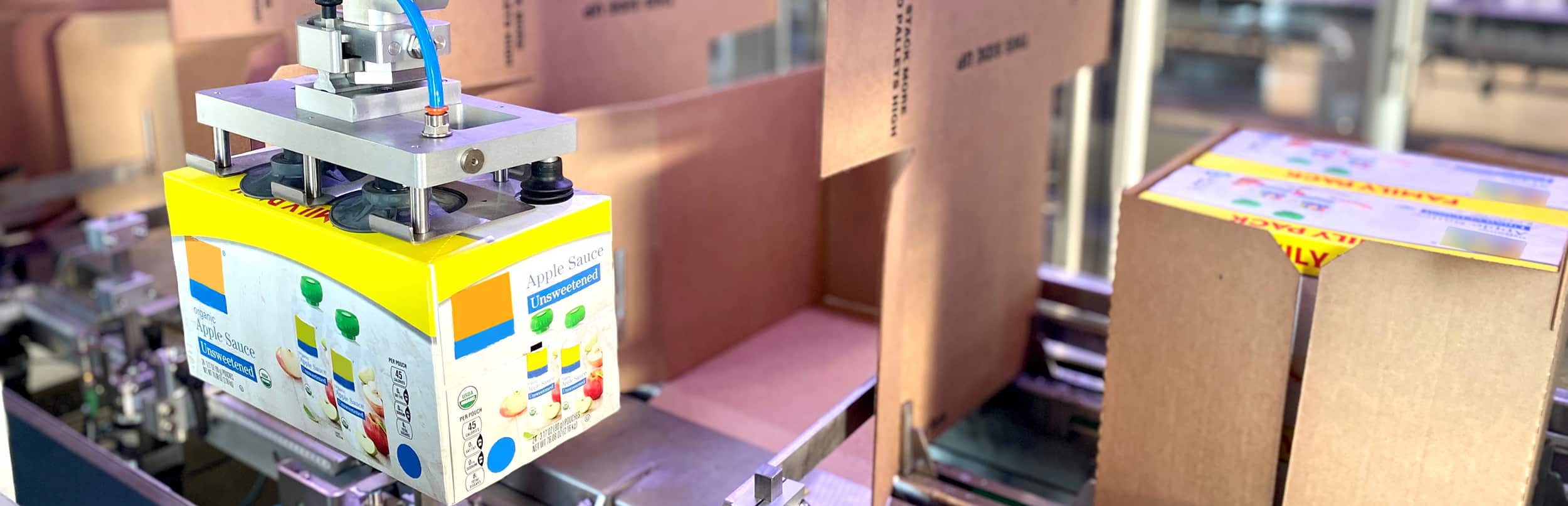 machine packaging industrielle conçue par Ixapack