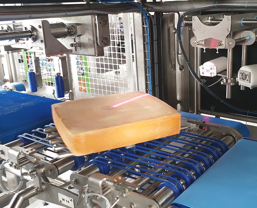 Ligne complète de conditionnement pour la coupe et l’emballage de fromage